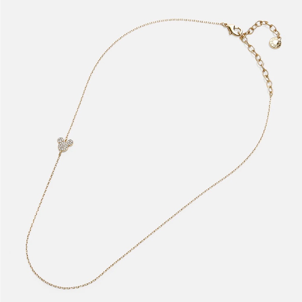 BaubleBar Disney Asymmetrical Mickey Mouse Necklace NEW
